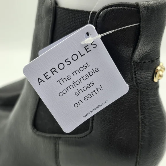 NWT AEROSOLES Lido Mid-Calf Pull-On Heeled Booties, Women's 11M - Picture 6 of 16